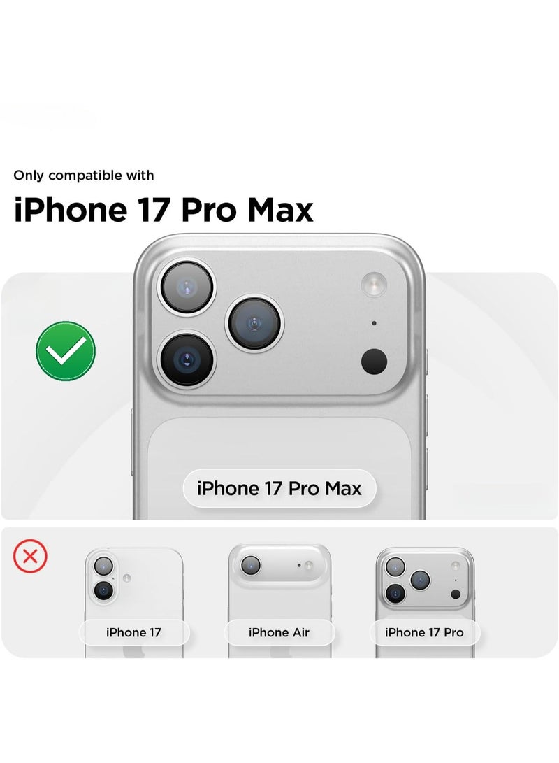غطاء سيليكون سائل مخصص لهاتف iPhone 17 Pro Max، متوافق مع خاصية MagSafe، مقاوم للصدمات، لا يظهر البصمات ولا يصفر مع الوقت، باللون الأسود منتصف الليل - Image 3